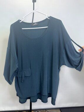 Sympli Dolman Sleeve Boxy Tunic Top Size 14
